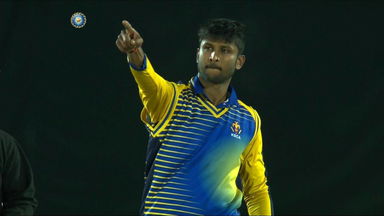 Deodhar Trophy - Ind A vs Kar: K Gowtham's four-wicket haul