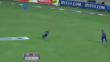 Match 7 RR vs KKR – Pathan's Wicket
