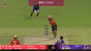 IPL 2025 M44: KKR vs PBKS - Prabhsimran Singh Six