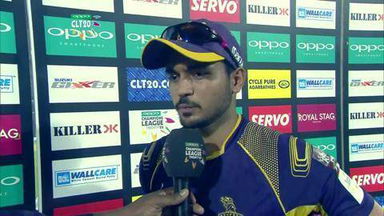 CLT20 2014 M18: KKR vs DOL  –   Interview – Manish Pandey