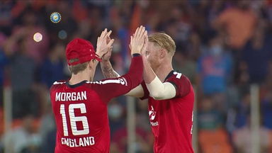 IND vs ENG 2021,1st T20I : Fall of Wickets