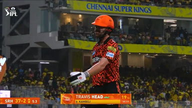 IPL 2025 M43: CSK vs SRH - Travis Head Wicket