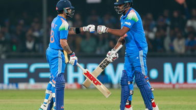 4, 6, 6! Kohli-Harshit keep India going with huge over