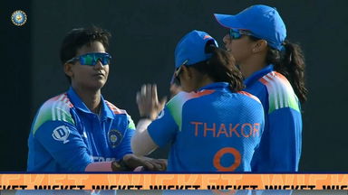 Deepti Sharma's economical spell of 3/27