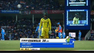 IND vs AUS 2019, 2nd ODI: Usman Khawaja Wicket