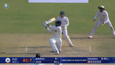 IND vs SA 2025, 1st Test: Axar Patel Six
