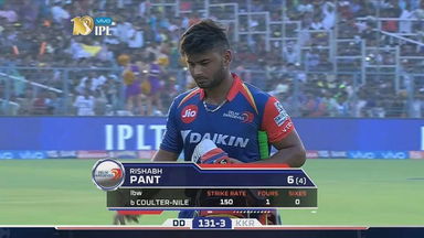 M32: KKR vs DD – Rishabh Pant Wicket
