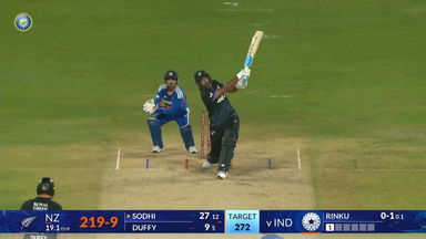 IND vs NZ 2026, 5th T20I: Ish Sodhi Six
