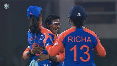 IND-W vs WI-W 2024, 3rd T20I: Fall of Wickets