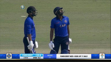 Paras Dogra's unbeaten 54 takes Pondicherry home