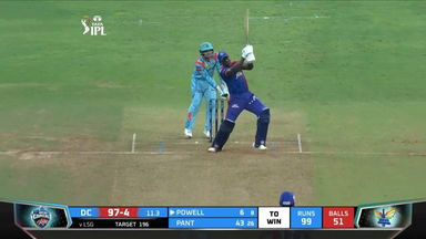 M45: DC vs LSG – Rovman Powell Six