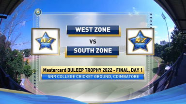 Duleep Trophy 2022 Final, West Zone v South Zone, Day 1: Match Highlights