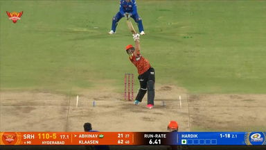 IPL 2025 M41: SRH vs MI - Abhinav Manohar Six