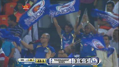 M36: SRH vs MI –  Lendl-Simmons Six