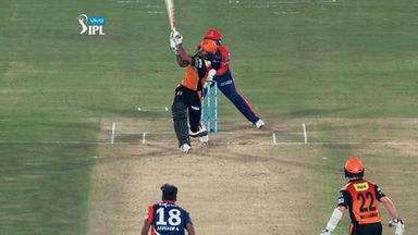 M42: SRH vs DD – Shikhar Dhawan Wicket