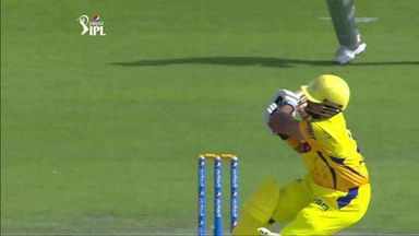 M3: CSK vs KXIP –  Suresh Raina Wicket