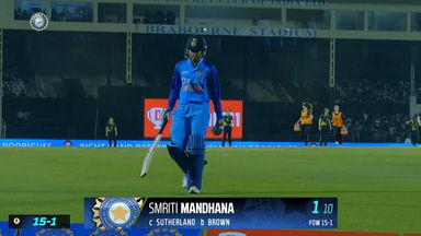IND-W vs AUS-W 2022, 3RD T20I: Smriti Mandhana Wicket