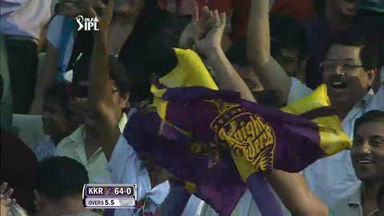Match 47 KKR vs PWI – Gambhir's 2nd Six