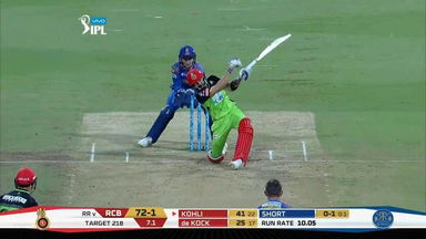 M11: RCB vs RR – Virat Kohli Six