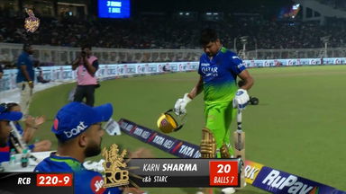 M36: KKR vs RCB – Karn Sharma Wicket