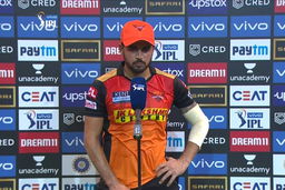 M55: SRH vs MI  – Manish Pandey Interview