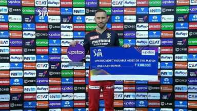 M31: LSG vs RCB – Upstox most Valuable Asset of the match – Faf Du Plessis