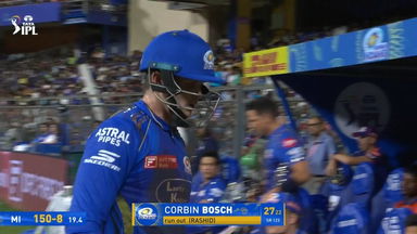 IPL 2025 M56: MI vs GT - Corbin Bosch Wicket