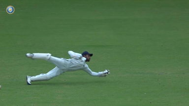 DULEEP TROPHY 2024, India A vs India B: Dhruv Jurel pulls off a one-handed stunner to dismiss Musheer Khan