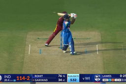 IND vs WI 2026, 3rd ODI: Ruturaj Gaikwad Six