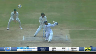 IND vs SA 2019, 1st Test, Day 4: Virat Kohli Six