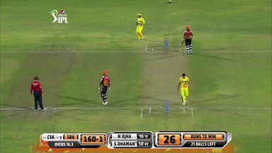 M50: CSK vs SRH– Shikhar Dhawan's 64*