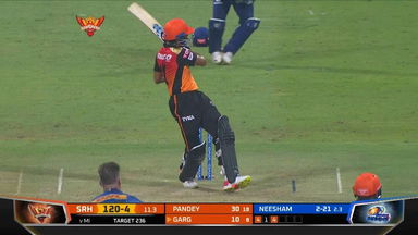 M55: SRH vs MI – Priyam Garg Six
