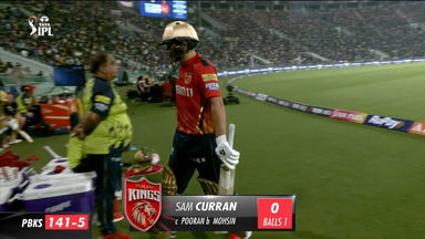 M11: LSG vs PBKS – Sam Curran Wicket