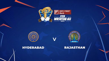 SMAT 2025, Hyderabad vs Rajasthan: Match Highlights