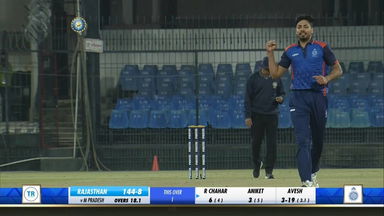 Avesh Khan's impressive 4/22