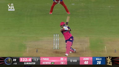 Eliminator: RR vs RCB – Riyan Parag Six