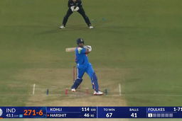 IND vs NZ 2026, 3rd ODI: Harshit Rana Six