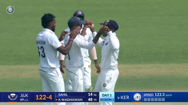 Ranji Trophy 2025 QF1, J & K vs Kerala: Sizzling Six: MD Nidheesh's fiery spell of 6/75