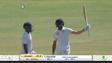 Saurav Chauhan's brisk opening act of 51 (57)