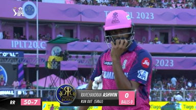 M60: RR vs RCB – Ravichandran Ashwin Wicket