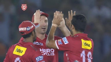 M49: KXIP vs KKR – Fall Of Wickets