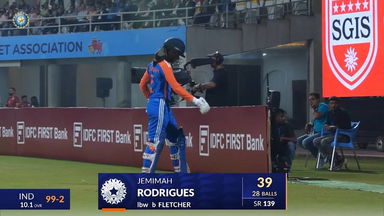 IND-W vs WI-W 2024, 3rd T20I: Jemimah Rodrigues Wicket