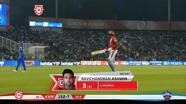 M13: KXIP vs DC – Ravichandran Ashwin Wicket