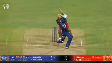 IPL 2025 M70: LSG vs RCB - Matthew Breetzke Six