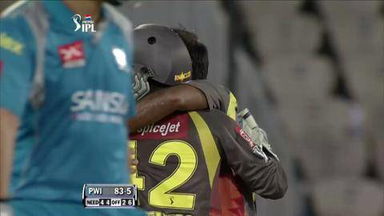 M3: SRH vs PWI – Abhishek Nayar Wicket