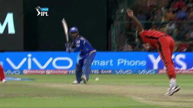 M41: RCB vs MI – Ambati Rayudu Wicket