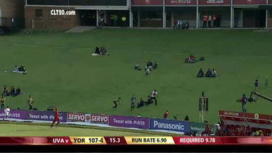 Q1: YOR vs UVA – Adil Rashid six