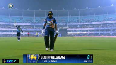 IND vs SL 2023, 1ST ODI: Dunith Wellalage   Wicket