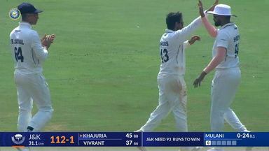 Ranji Trophy 2025, Mumbai vs J & K: Shams Mulani spearheads Mumbai's fightback with 4/54