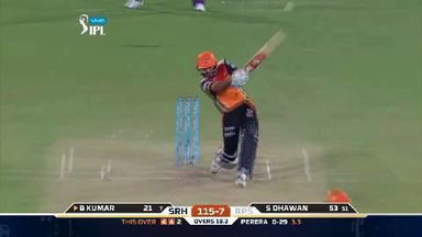 M22: SRH vs RPS – Bhuvneshwar Kumar Wicket